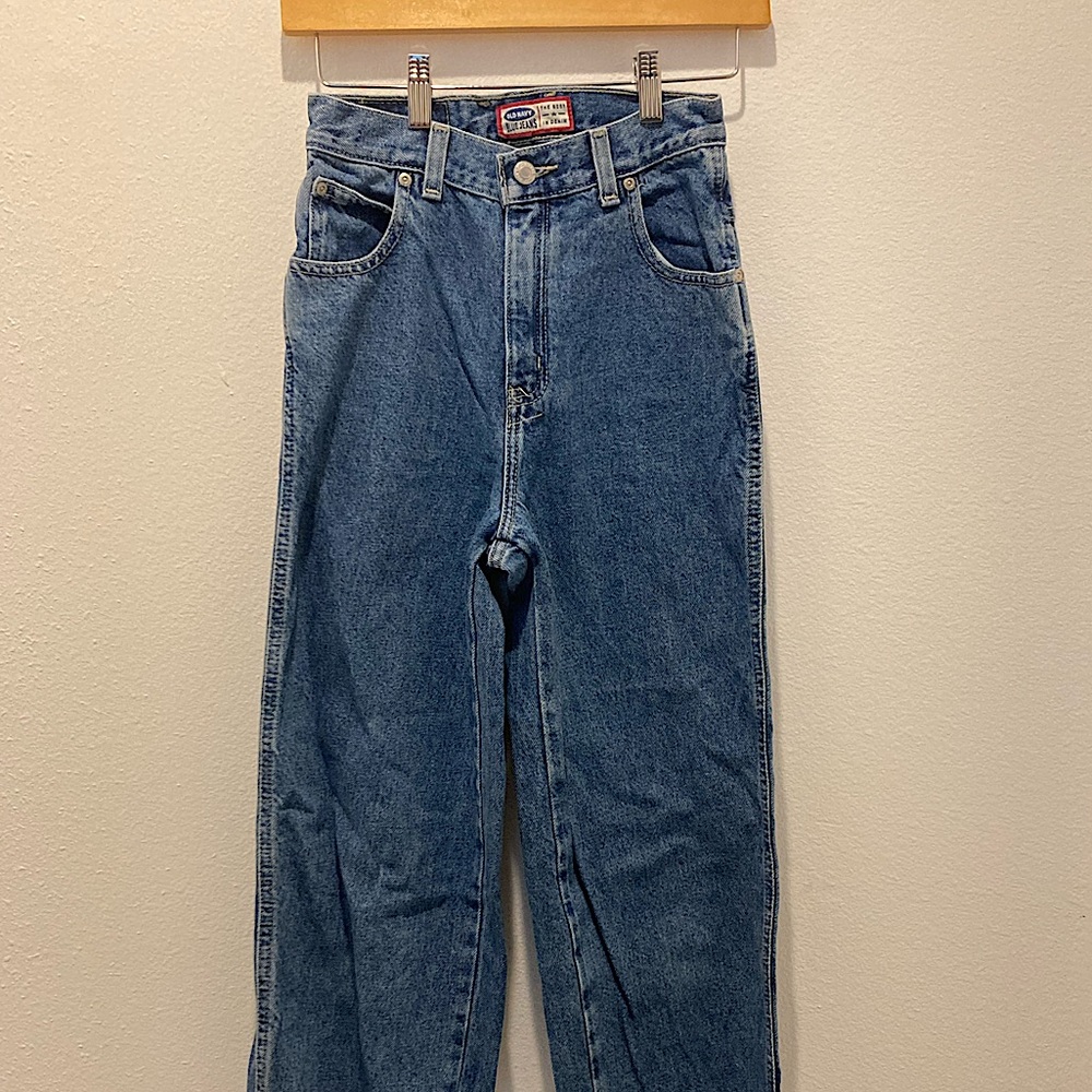 High-rise Old Navy mom jeans